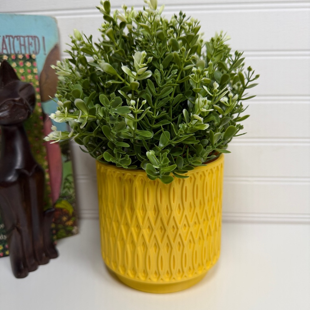 The Echelon Planter, Indoor Flower Pot, Tabletop Planter, Modern Geometric